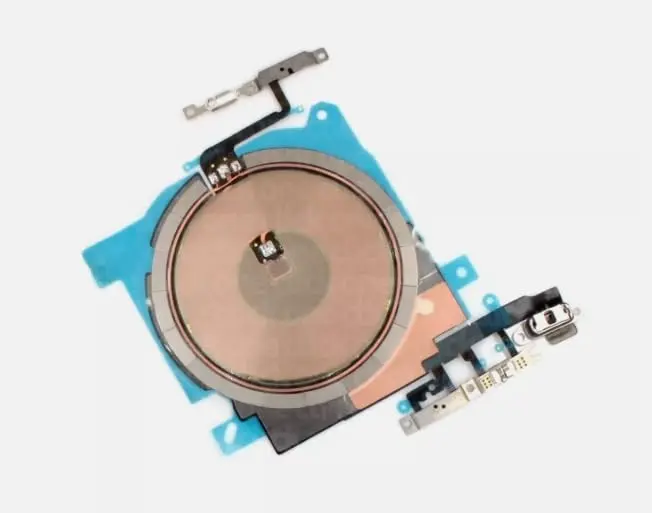 NFC-/KABELLOSE-LADESPULE + EIN-/AUS-/LAUTSTÄRKE-FLEX FÜR IPHONE 13