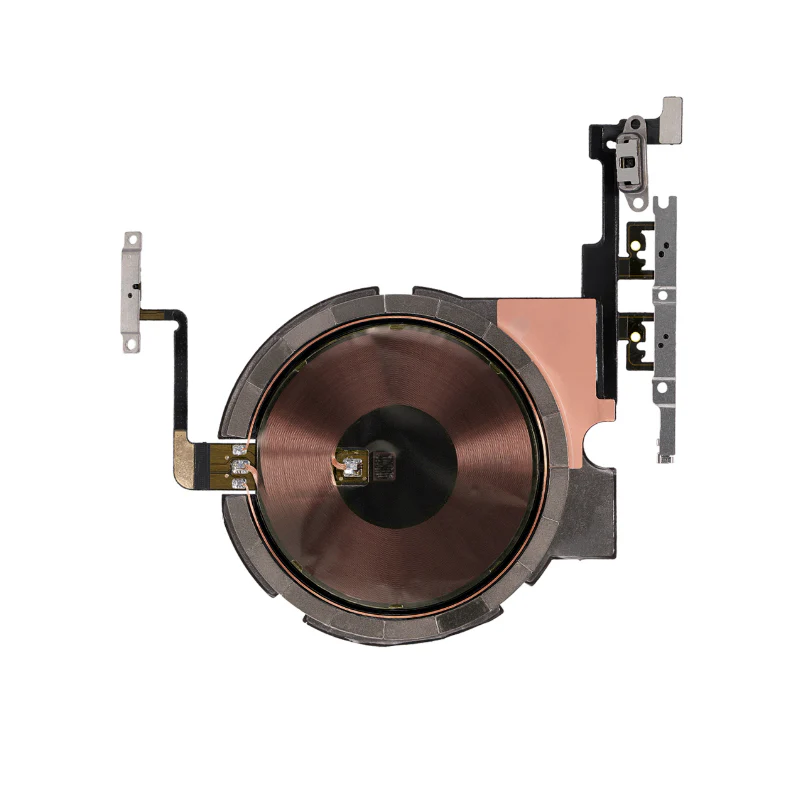 NFC-/KABELLOSE-LADESPULE + EIN-/AUS-/LAUTSTÄRKE-FLEX FÜR IPHONE 12 PRO MAX