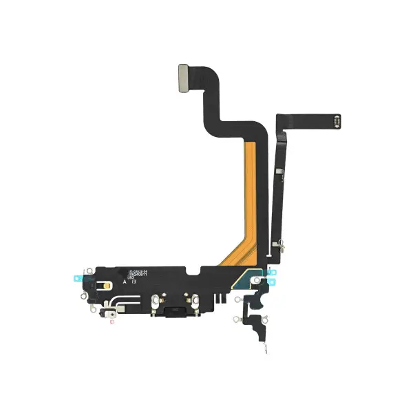 CHARGING PORT FLEX FOR IPHONE 14 PRO MAX BLACK