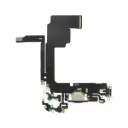 Ladeanschluss-Flex für iPhone 15 Pro Titan – Schwarz