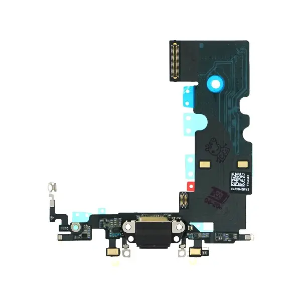 CHARGING PORT FLEX CABLE BLACK FOR IPHONE SE 2020