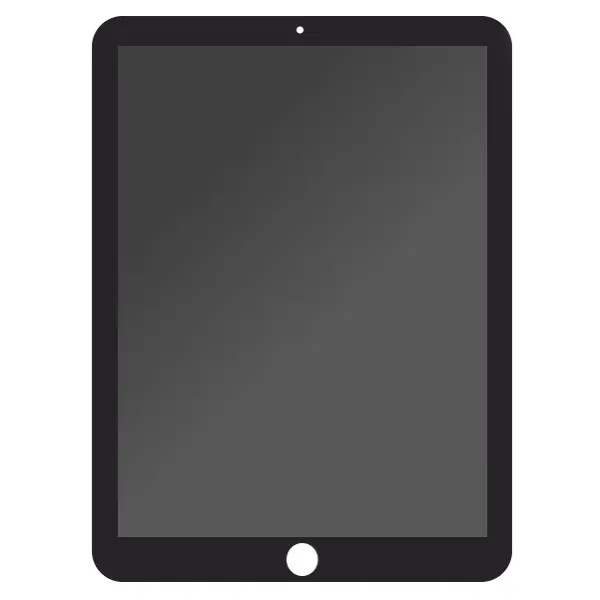 Original ausgebautes Tablet-Display für iPad Air 2 (2014) (A1566, A1567) – Schwarz