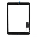 OEM-Touchscreen + Home-Button + Klebstoff + Staubschutz für iPad 5 (2017) Schwarz Original ausgebaut