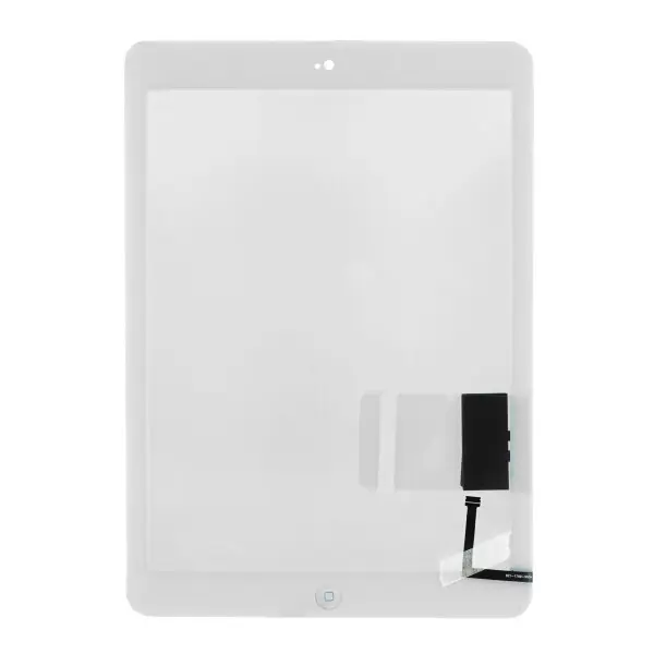 OEM-Touchscreen + Home-Button + Klebstoff + Staubschutz für iPad 5 (2017) Weiss Original ausgebaut