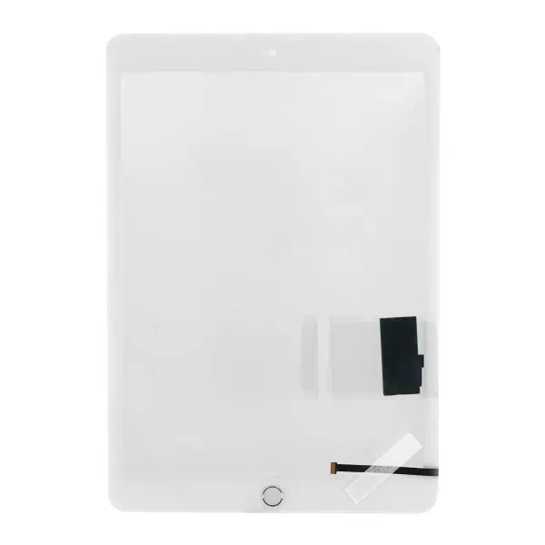 OEM-Touchscreen + Home-Button + Klebstoff + Staubschutz für iPad 7 (2019)/iPad 8 (2020) Weiss Original ausgebaut