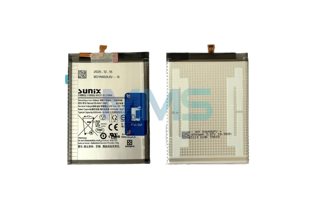 Sunix Battery for Samsung A12 A125/A21S A217/A13 A135/A12 Nacho A127/A02 A022/A04S A047