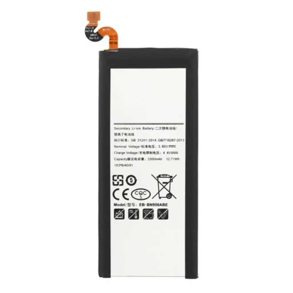 Sunix Akku für Samsung Galaxy Note 8 N950F N950FD Galaxy Note 8 Duos/Note 8 Dual SIM