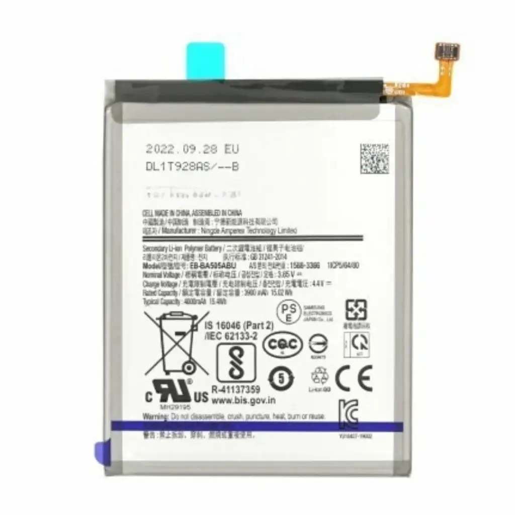 SUNIX BATTERY FOR SAMSUNG GALAXY A50 BULK GALAXY A20 A30 A30s A50 A205 A305 A307 A505