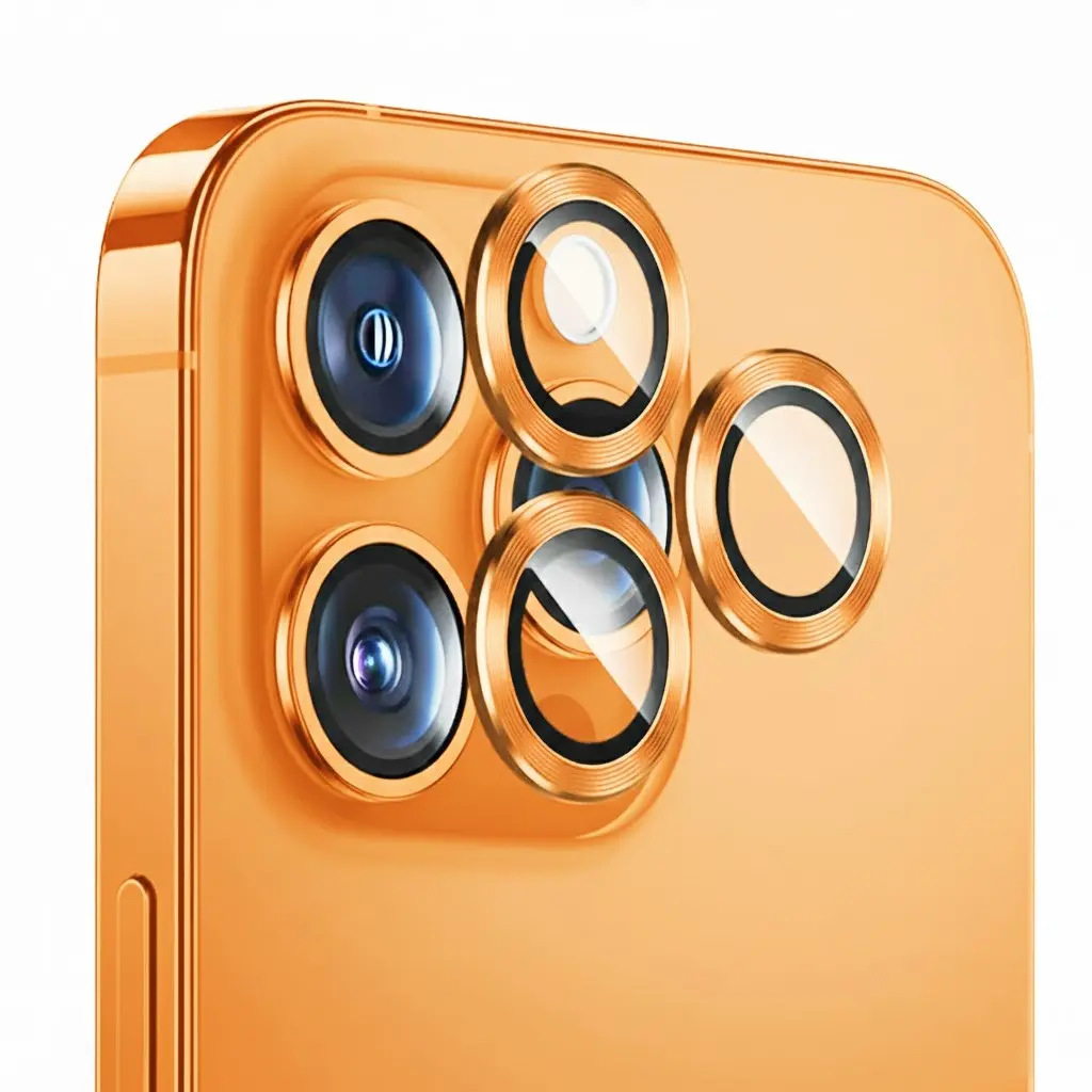 Sunix Kameraschutz Redesigner für iPhone 14 Pro – Orange
