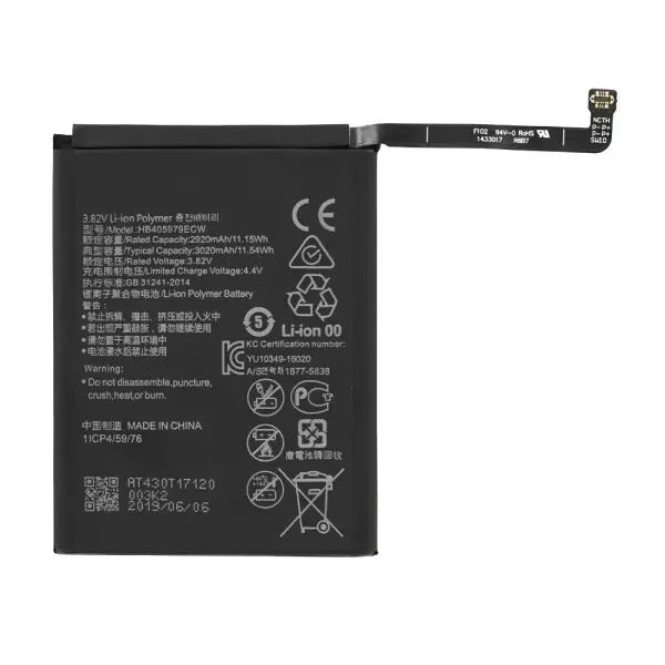 BATTERY FOR HUAWEI Y5 2019 / Y6 2019 / Y6S / Y5P / Y6 PRO 2019 (HB405979ECW)