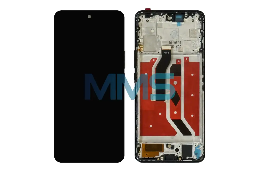 In-Cell für Honor Magic6 Lite Schwarz 2023 mit Rahmen