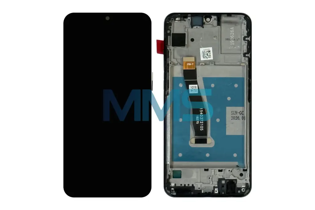 In-Cell für Honor 20 Lite/10 Lite Schwarz 2019 mit Rahmen