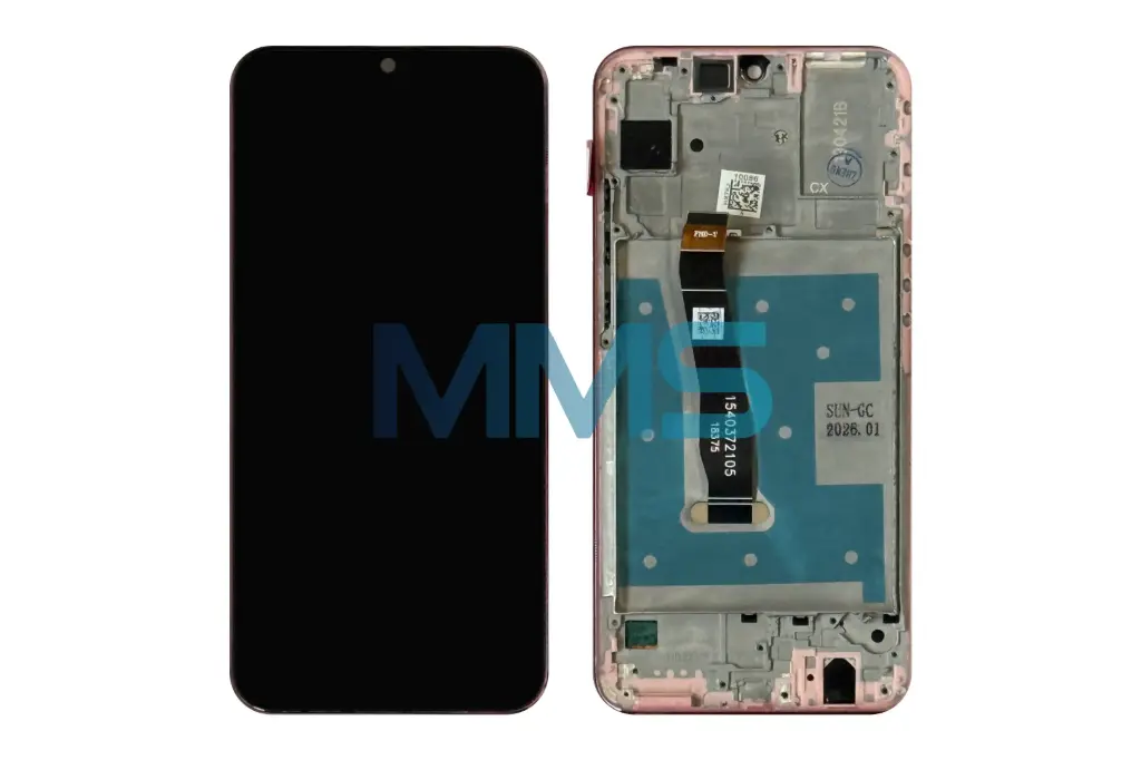 In-Cell für Honor 20 Lite/10 Lite Rot ohne Logo 2019 mit Rahmen