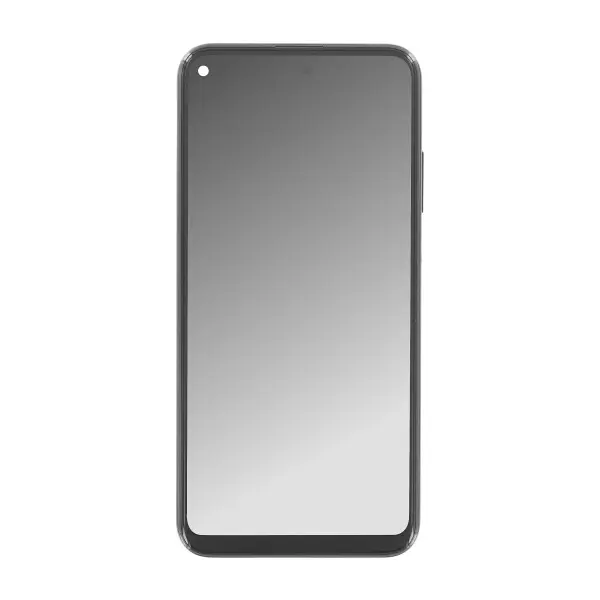 In-Cell für Huawei P40 Lite E Mitternachtsschwarz 2020 mit Rahmen