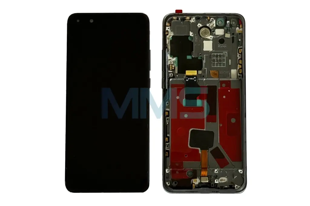 In-Cell para Huawei P40 Pro negro 2020 con marco