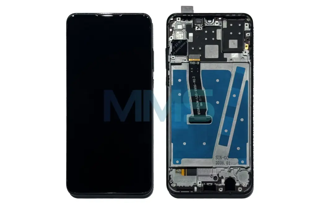 In-Cell für Huawei P30 Lite 48MP (MAR-LX1A)/neu Edition (MAR-LX1B) Schwarz 2019 mit Rahmen