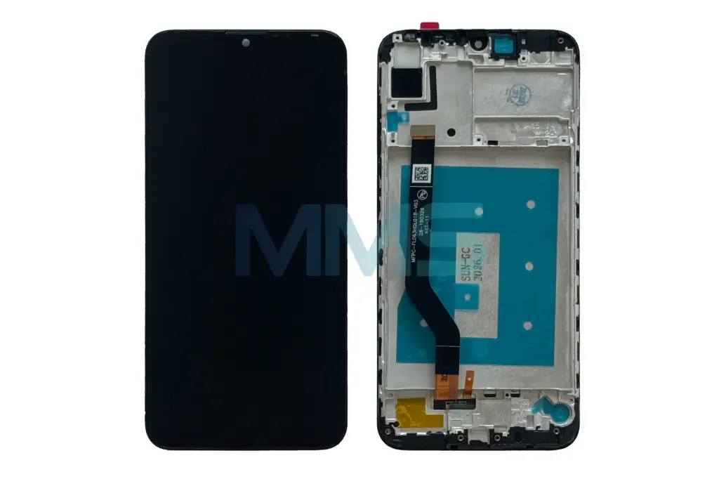 In-Cell para Huawei Y7 2019 negro 2019 con marco
