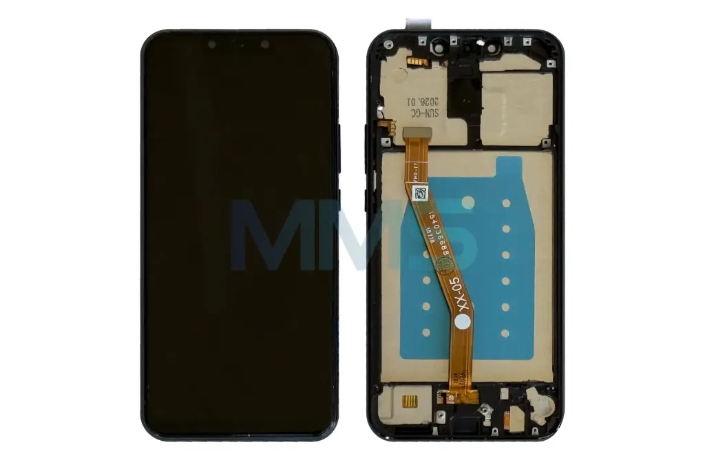 In-Cell für Huawei Mate 20 Lite Schwarz 2018 mit Rahmen