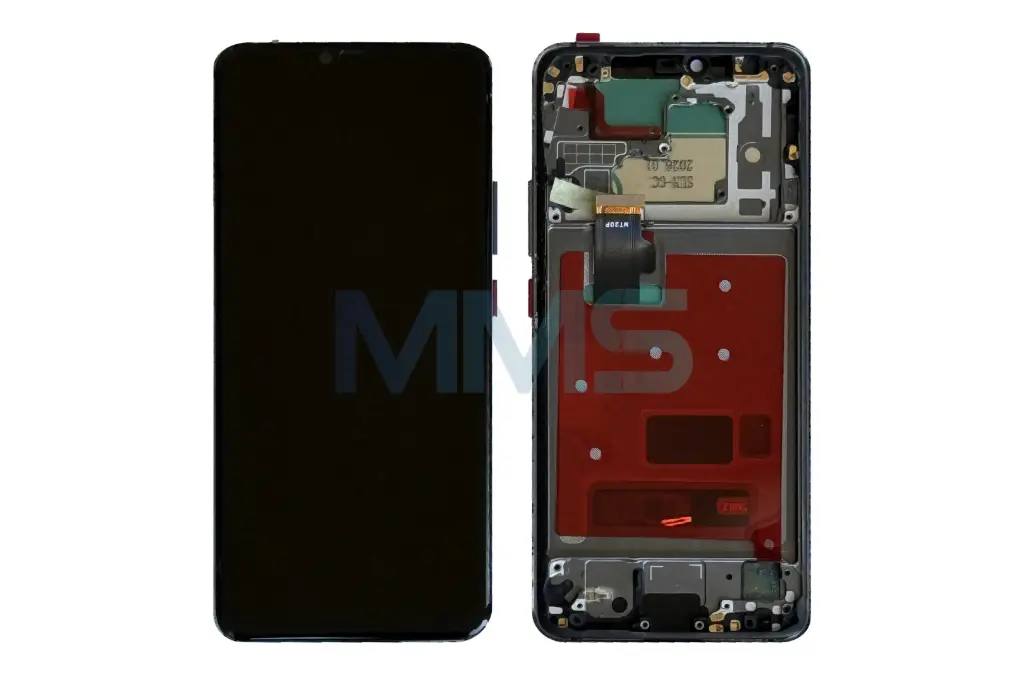 In-Cell para Huawei Mate 20 Pro negro 2018 con marco