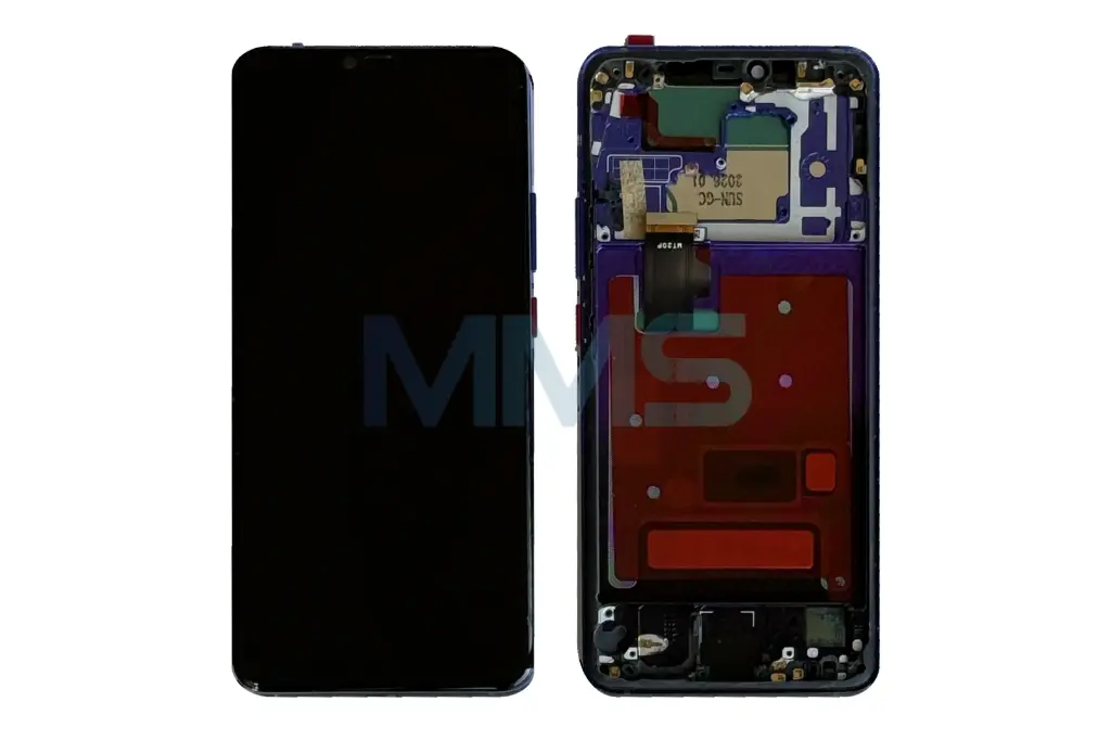 In-Cell für Huawei Mate 20 Pro Twilight 2018 mit Rahmen