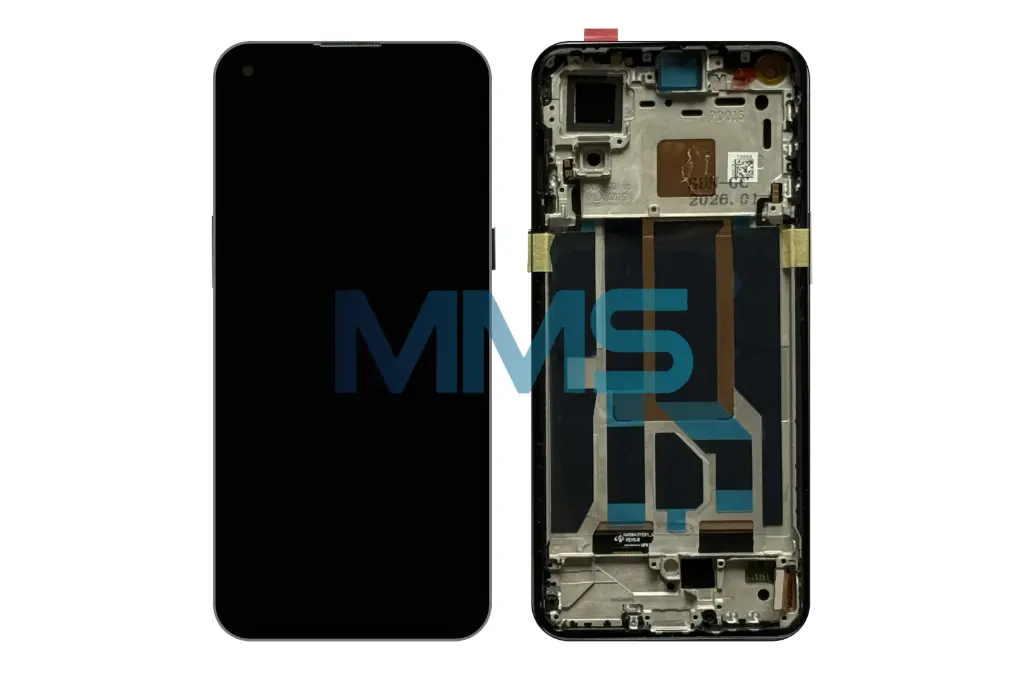 Funda In-Cell para OnePlus Nord 2/2T 5G gris 2022 con marco