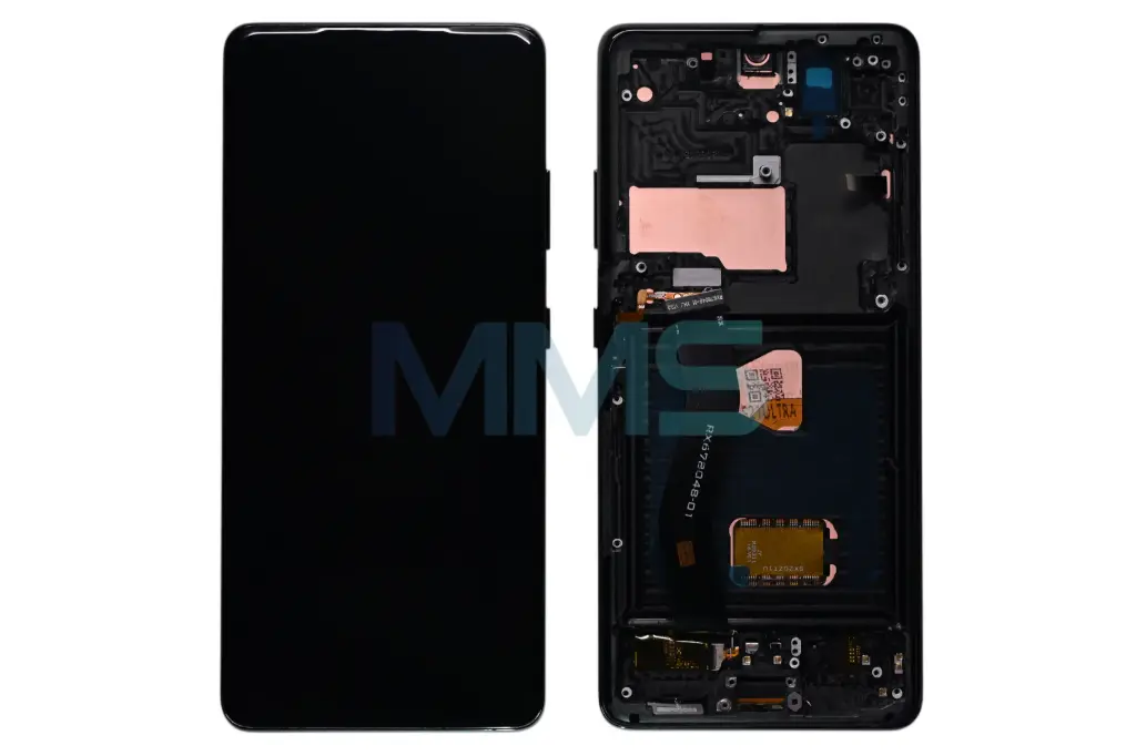 Soft-OLED-Display für Samsung S21 Ultra 5G mit Rahmen