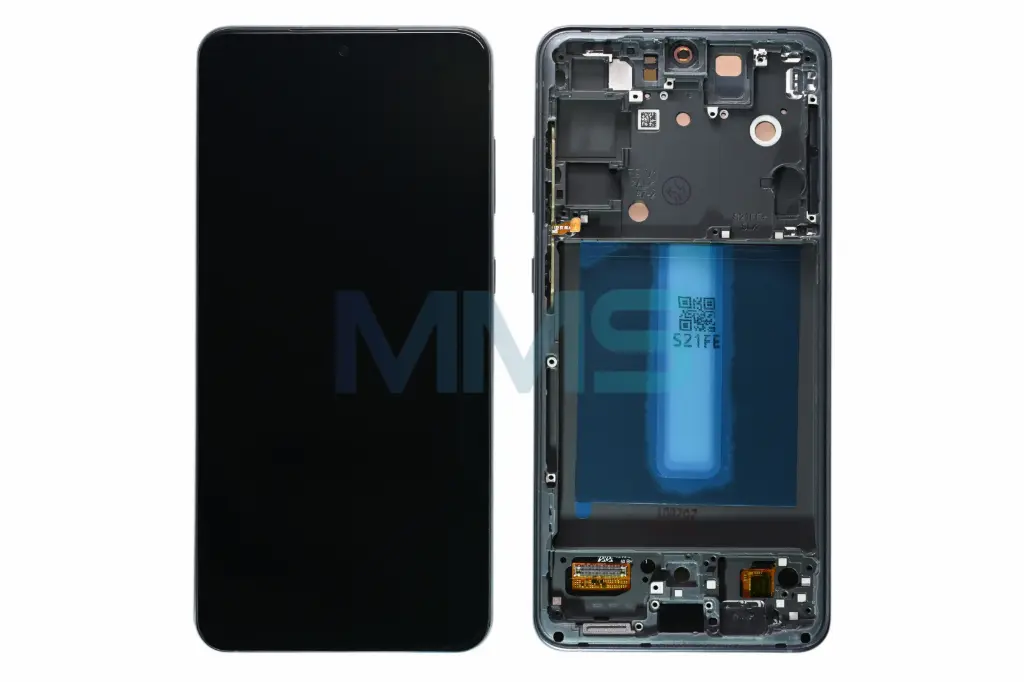 Hard-OLED-Display für Samsung S21 FE mit Rahmen