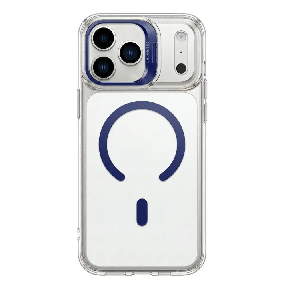 Sunix Lucid Flip Hülle für iPhone 17 – Dunkelblau