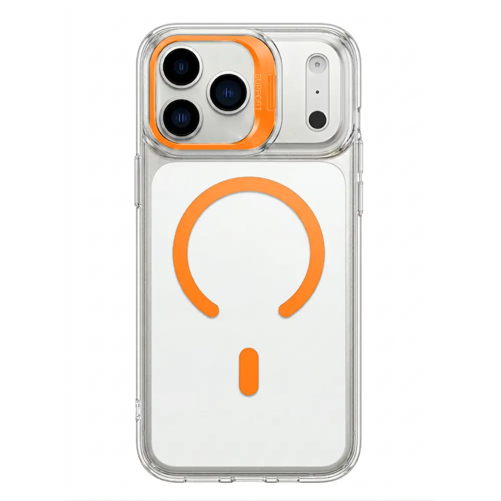 Sunix Lucid Flip Hülle für iPhone 17 – Orange