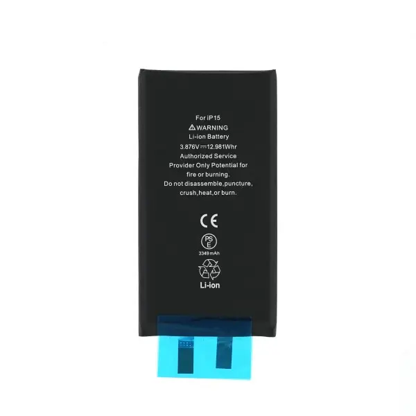 BATTERY FOR IPHONE 15 (WITHOUT FLEX CABLE)