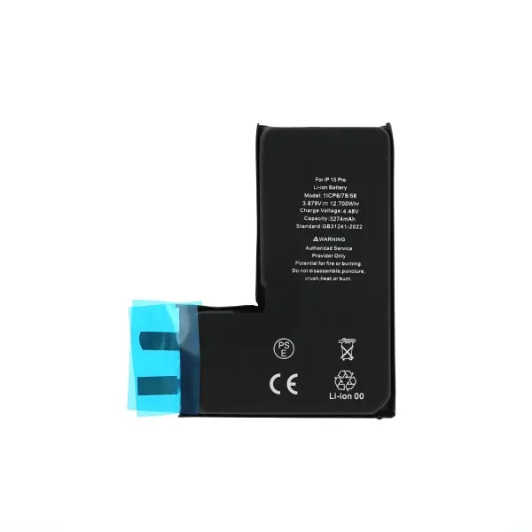 BATTERY FOR IPH 15 PRO (without Flex cable)