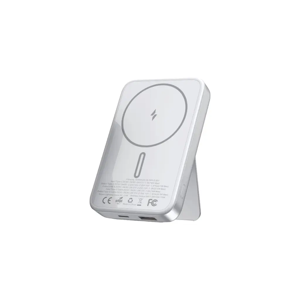 Sunix PB160 10000 mAh MagSafe Wireless Powerbank Silver