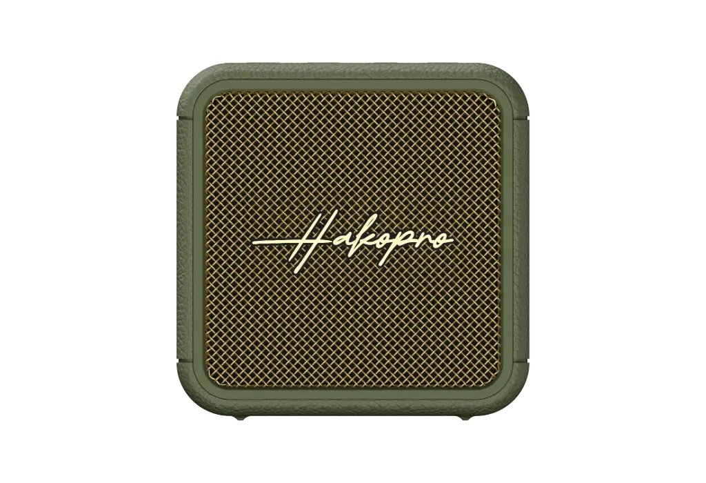 HakoPro H710 Mini bass, altavoz Bluetooth de 15 W y 1800 mAh, color verde
