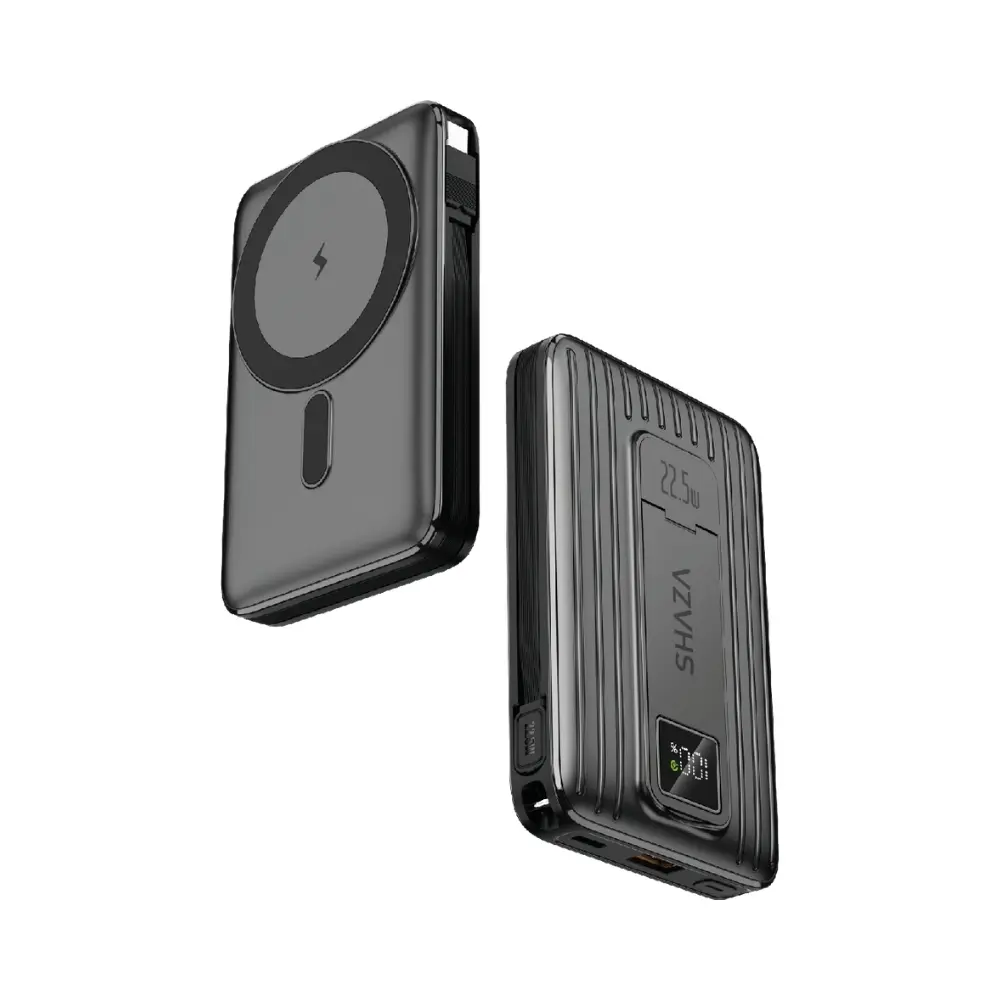 Shaza Magpower 10000 mAh 22.5W MagSafe Compatible Powerbank Anthracite