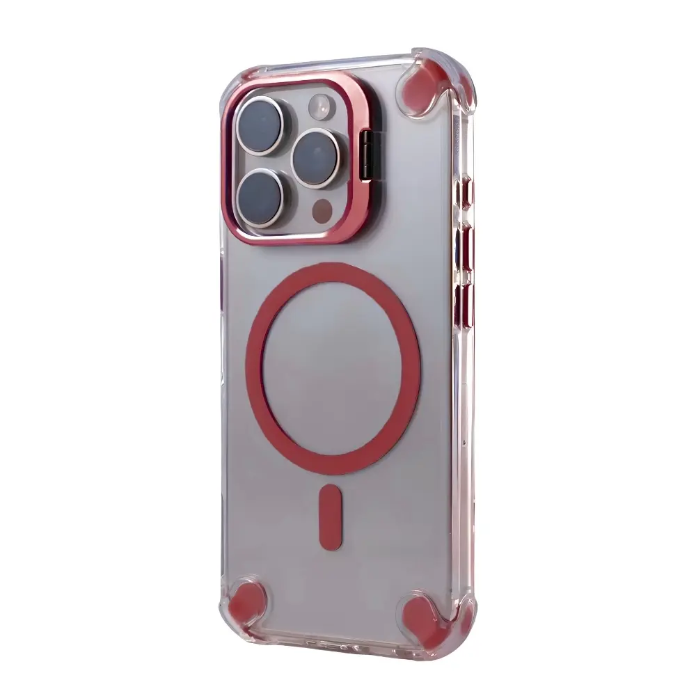 Sunix Showy MagSafe Case for iPhone 18 Dark Cherry