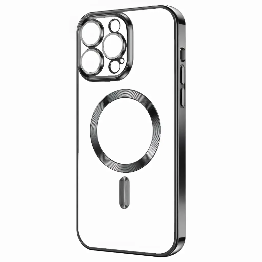 Funda Sunix Bunte MagSafe para iPhone 18, gris oscuro