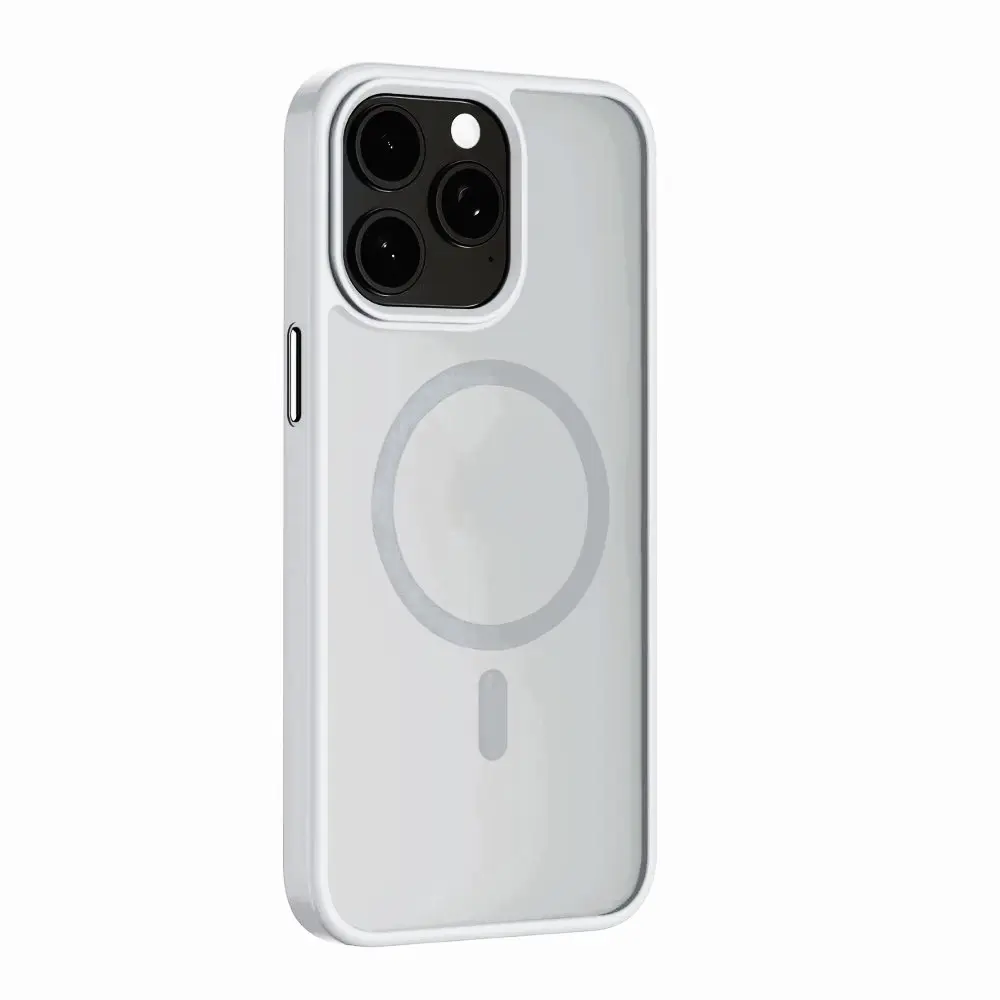 Sunix Design MagSafe Hülle für iPhone 18 Pro Max – Silber