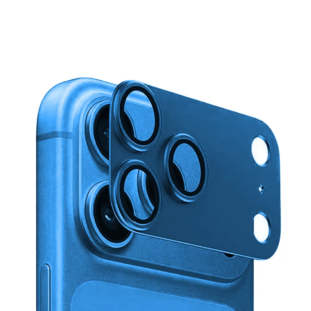 Protector de módulo de lente de cámara Sunix para iPhone 18 Pro azul