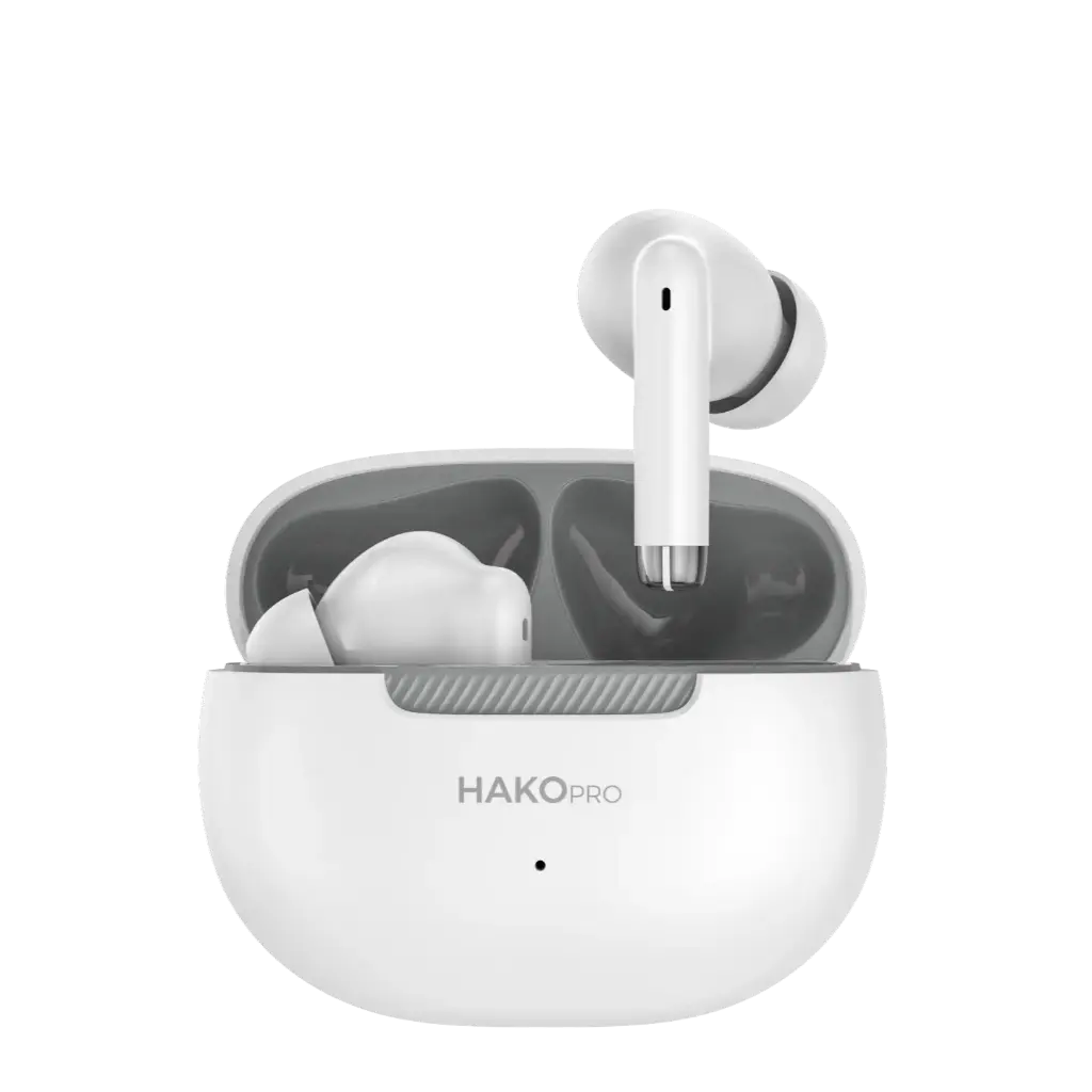 Auriculares Bluetooth HakoPro K001/WT, blancos
