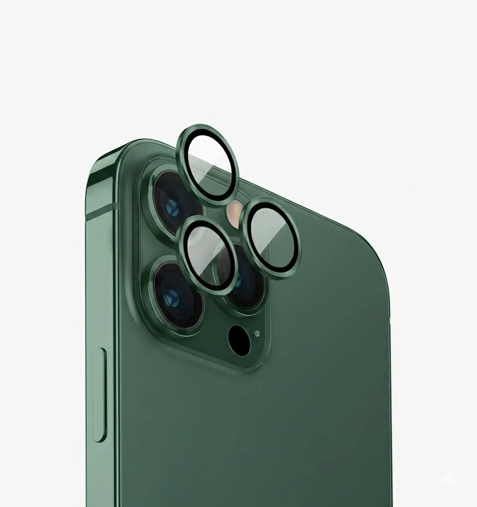 iPhone 13 Pro/13 Pro Max Kameraschutz – Alpingrün