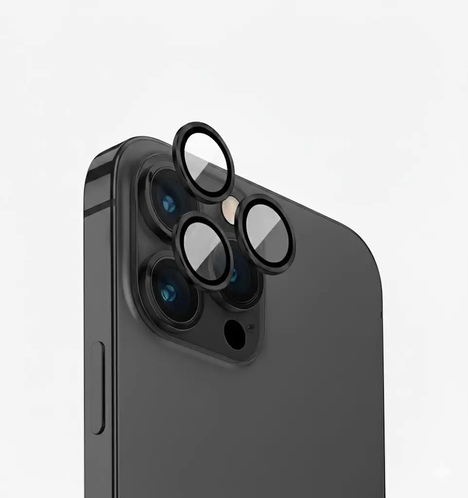 iPhone 13 Pro/13 Pro Max Kameraschutz – Schwarz