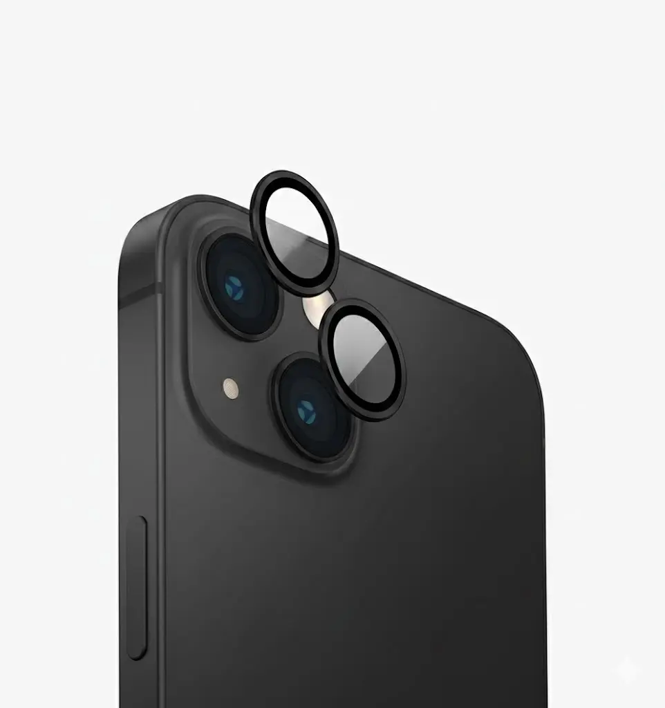 SUNIX CAMERA LENS PROTECTOR FOR IPHONE 14 /14 PLUS  BLACK