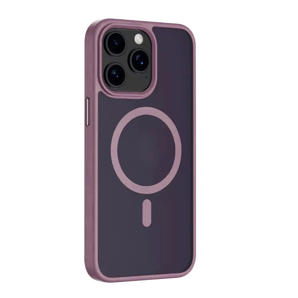 iPhone 14 Pro Design Hülle – Dunkellila