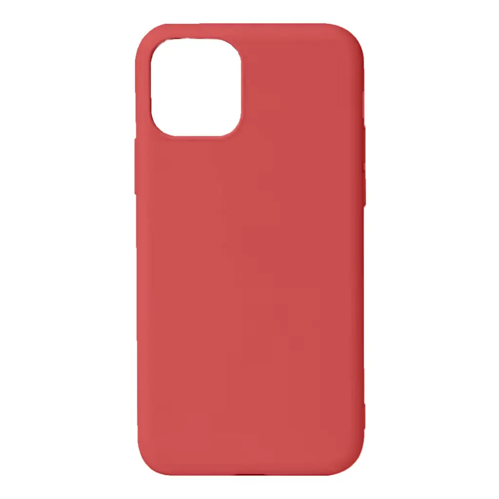 IPH 14 PRO SILICONE CASE RED