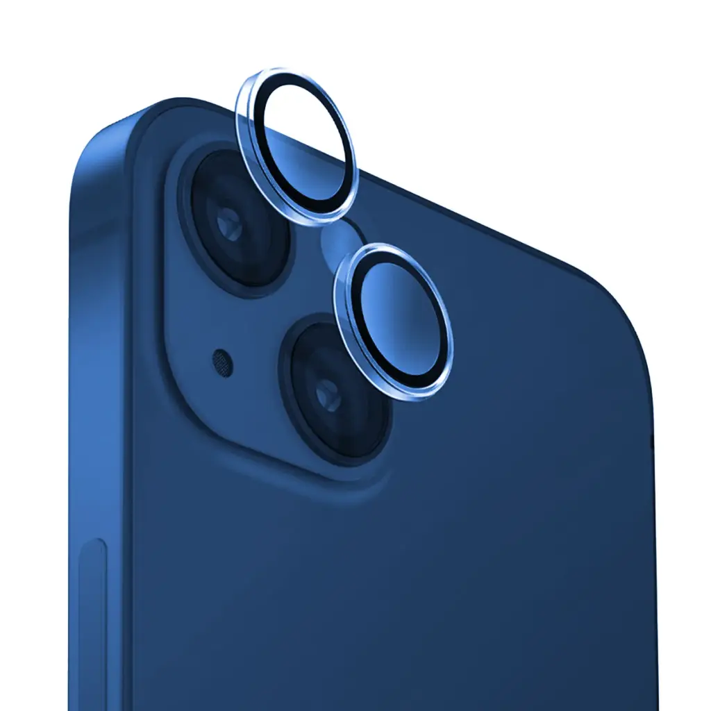 iPhone 15/15 Plus Kameraschutz – Blau