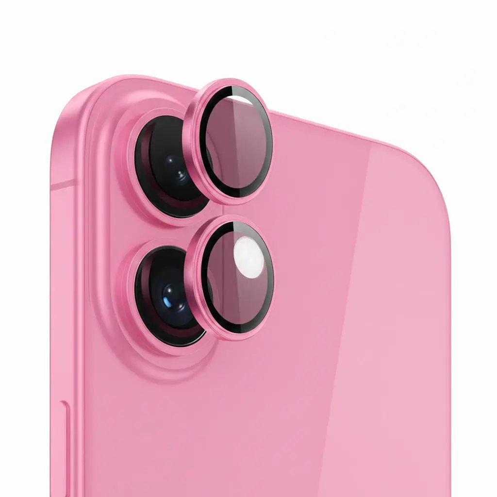 iPhone 16/iPhone 16 Plus Kameraschutz – Rosa