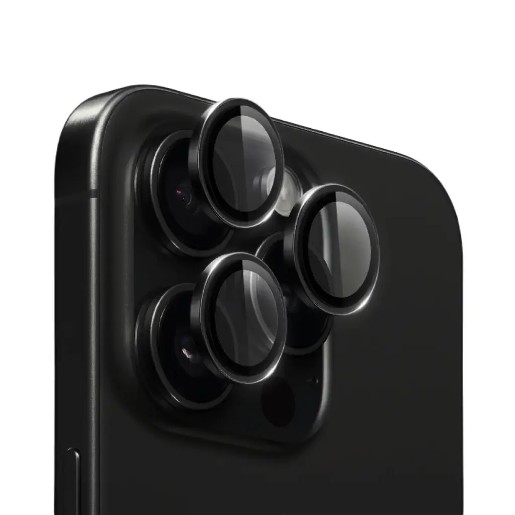 iPhone 16 Pro/iPhone 16 Pro Max Kameraschutz – Schwarz