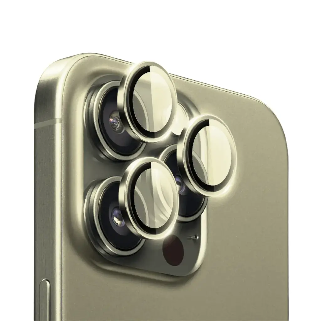 SUNIX CAMERA LENS PROTECTOR FOR IPHONE 16 PRO / 16 PRO MAX  DESERT GOLD