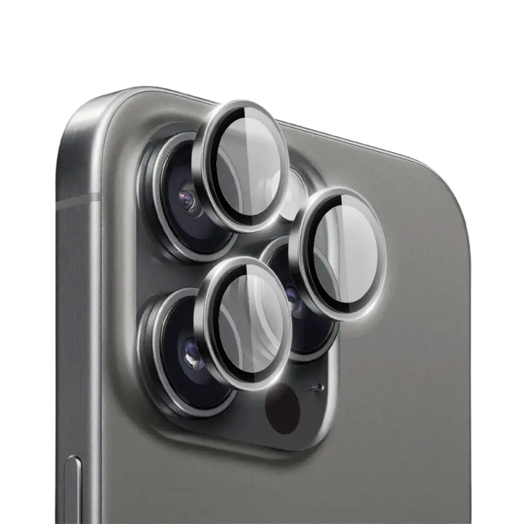 iPhone 16 Pro/iPhone 16 Pro Max Kameraschutz – Silber