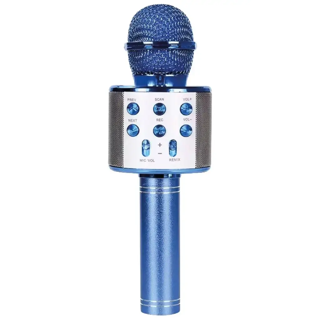 SUNIX MCF10 KARAOKE MICROPHONE BLUE